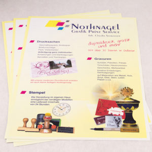 Werbe Flyer / Handzettel